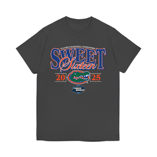 Florida - NCAA Men's Basketball : Johnuel Fland - NCAA® March Madness® 2025 Sweet Sixteen Shersey Premium T-Shirt-0