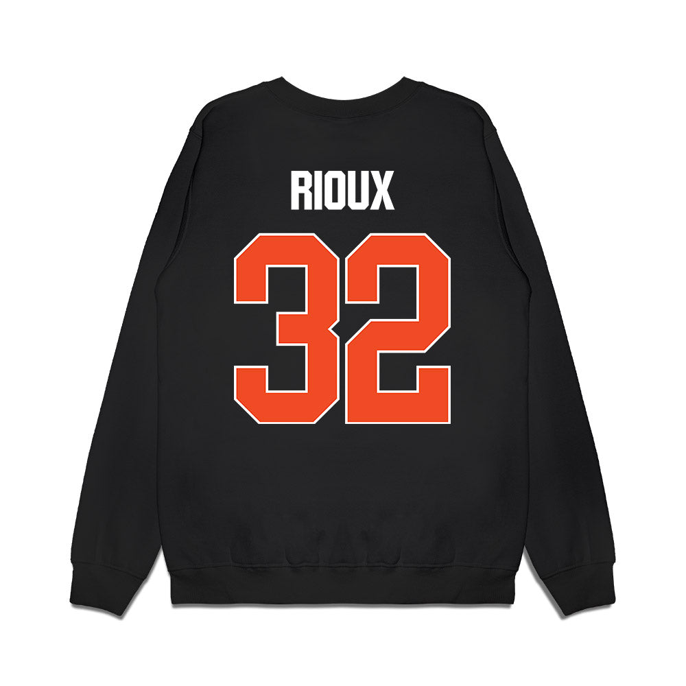 Florida - NCAA Men's Basketball : Olivier Rioux - NCAA® March Madness® 2025 Elite 8 Shersey Premium Crewneck Sweatshirt-1