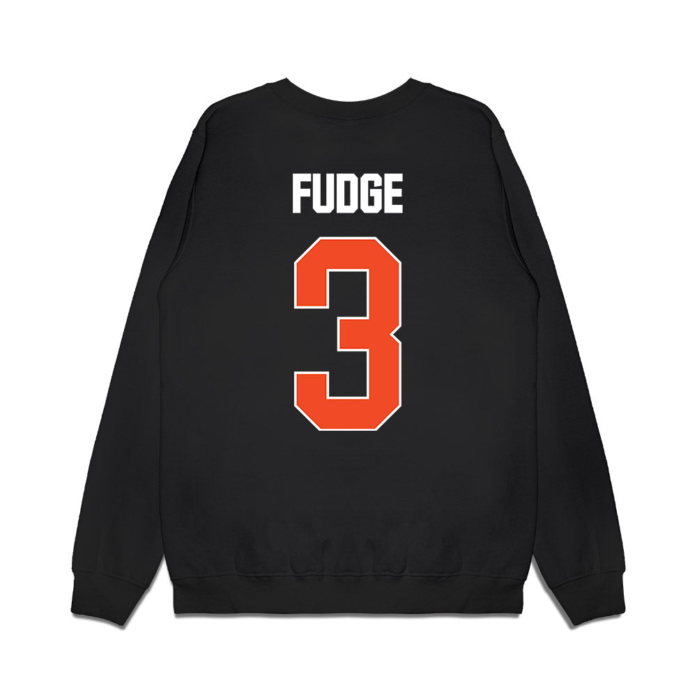 Florida - NCAA Men's Basketball : Alex Fudge - NCAA® March Madness® 2025 Elite 8 Shersey Premium Crewneck Sweatshirt-1