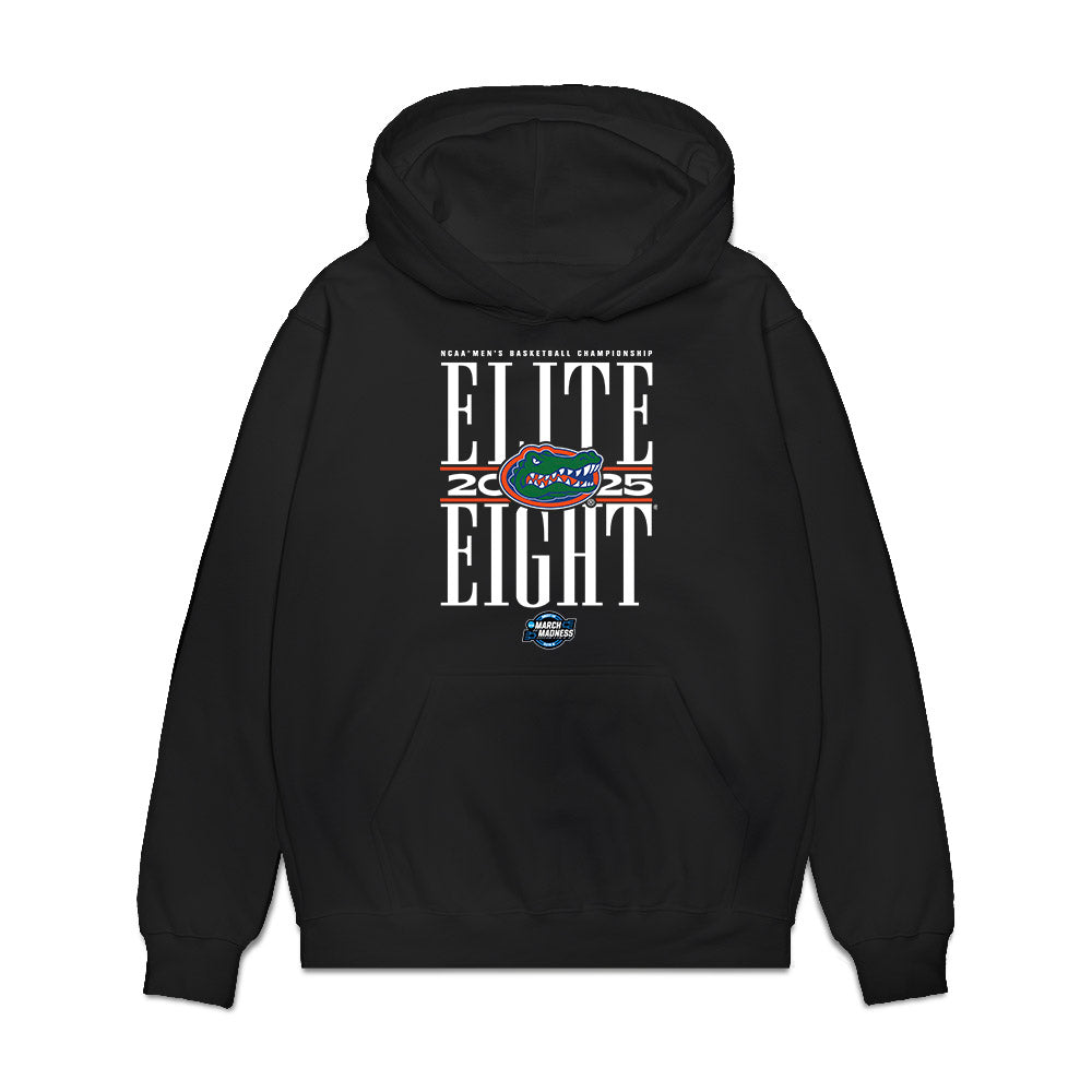 Florida - NCAA Men's Basketball : Isaiah Brown - NCAA® March Madness® 2025 Elite 8 Shersey Premium Hooded Sweatshirt-0