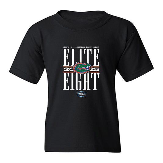 Florida - NCAA Men's Basketball : Viktor Mikic - NCAA® March Madness® 2025 Elite 8 Shersey Youth T-Shirt-0