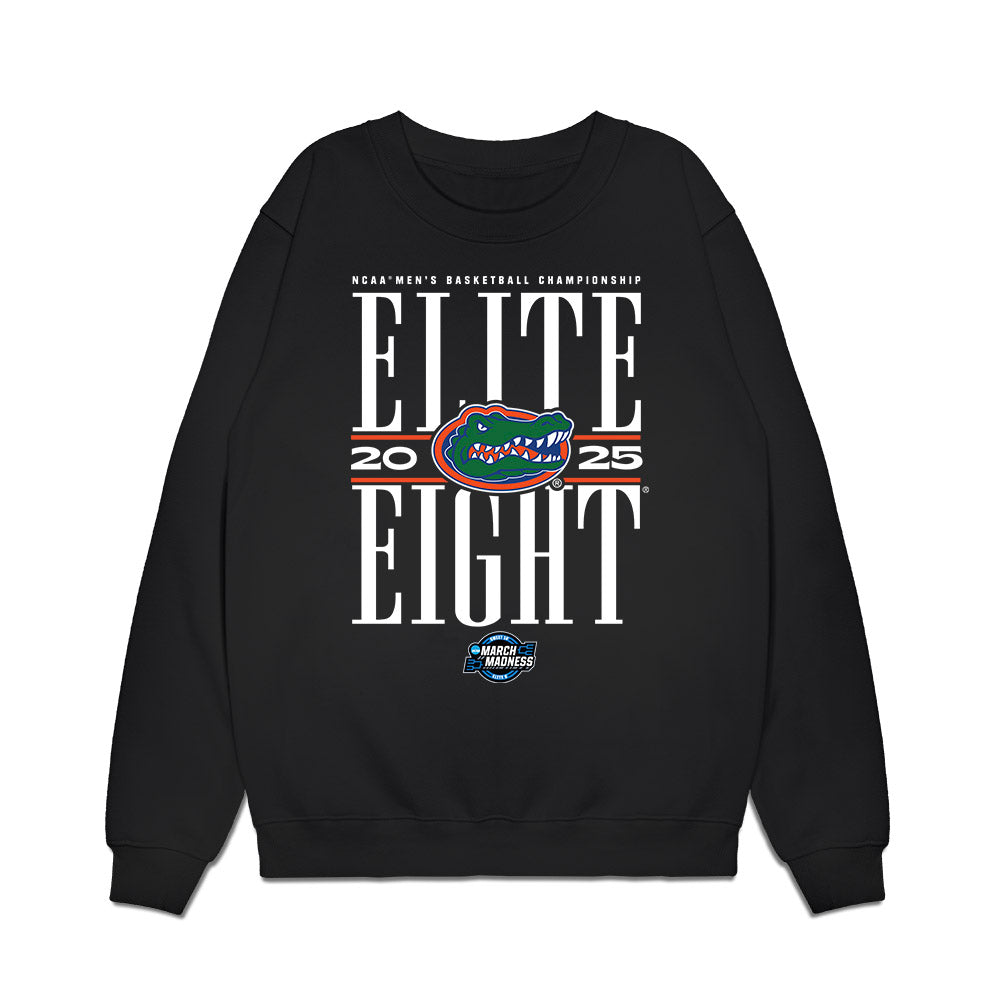 Florida - NCAA Men's Basketball : Rueben Chinyelu - NCAA® March Madness® 2025 Elite 8 Shersey Premium Crewneck Sweatshirt-0