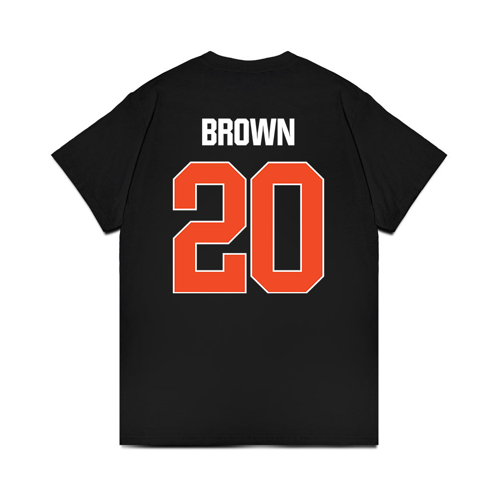 Florida - NCAA Men's Basketball : Isaiah Brown - NCAA® March Madness® 2025 Final Four Shersey Premium T-Shirt-1