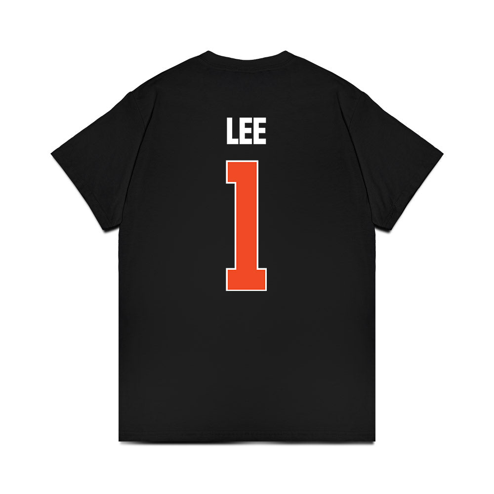 Florida - NCAA Men's Basketball : Xaivian Lee - NCAA® March Madness® 2025 Final Four Shersey Premium T-Shirt-1