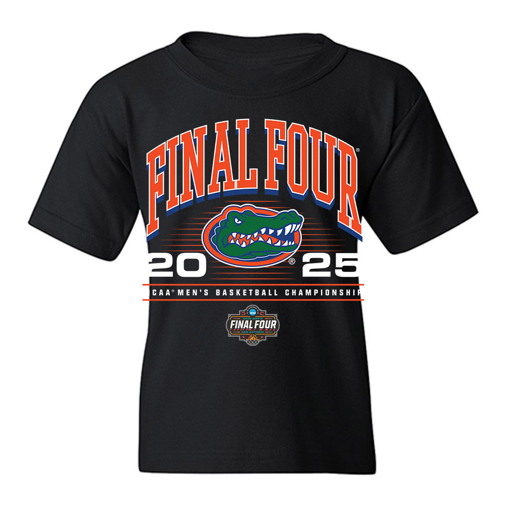 Florida - NCAA Men's Basketball : Alex Fudge - NCAA® March Madness® 2025 Final Four Youth T-Shirt-0