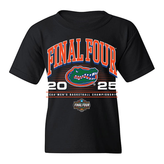 Florida - NCAA Men's Basketball : Alex Fudge - NCAA® March Madness® 2025 Final Four Youth T-Shirt-0