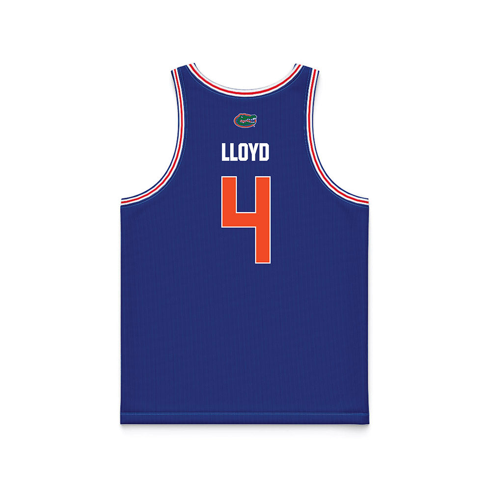 Florida - NCAA Men's Basketball : Alexander Lloyd - Royal NCAA® March Madness® 2025 Jersey Basketball Jersey-1
