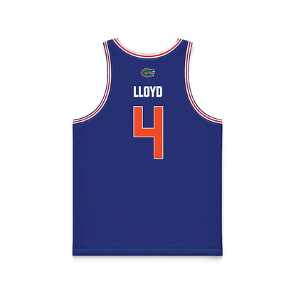 Florida - NCAA Men's Basketball : Alexander Lloyd - Royal NCAA® March Madness® 2025 Jersey Basketball Jersey-1