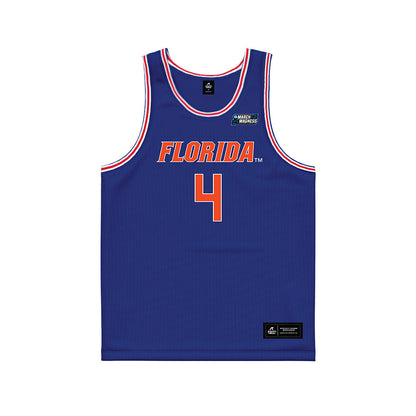Florida - NCAA Men's Basketball : Alexander Lloyd - Royal NCAA® March Madness® 2025 Jersey Basketball Jersey-0