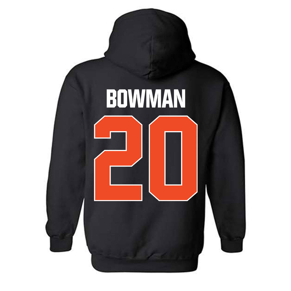 Auburn - NCAA Men's Basketball : Jeremiah Bowman - NCAA® March Madness® 2025 Shersey Hooded Sweatshirt-1