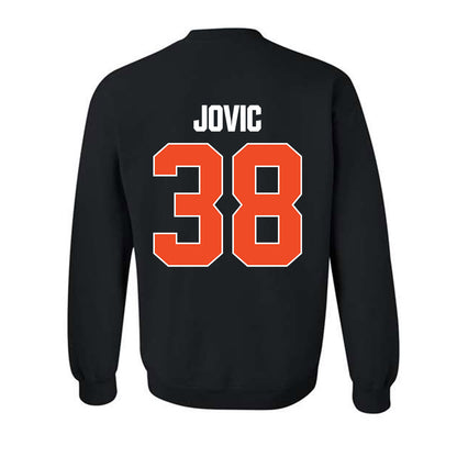 Auburn - NCAA Men's Basketball : Filip Jovic - NCAA® March Madness® 2025 Shersey Crewneck Sweatshirt-1