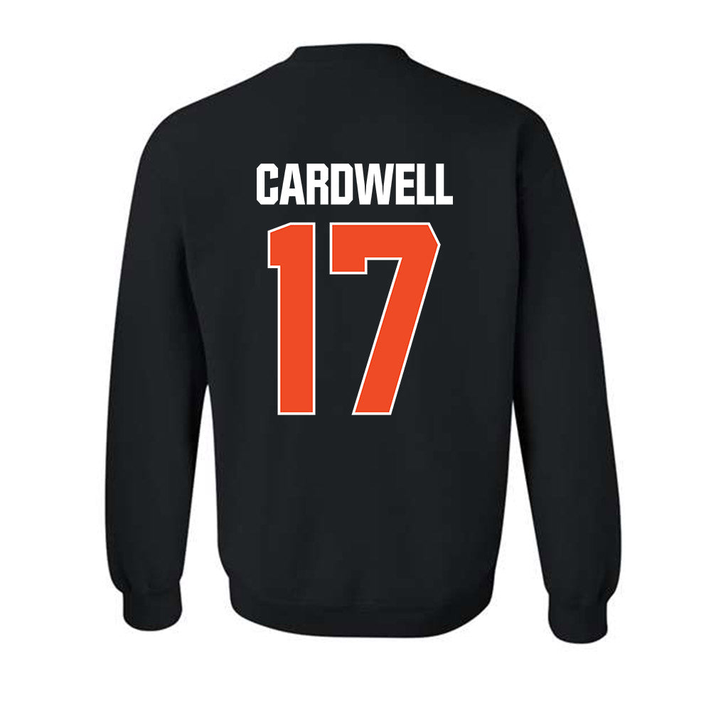 Auburn - NCAA Men's Basketball : Drake Cardwell - NCAA® March Madness® 2025 Shersey Crewneck Sweatshirt-1