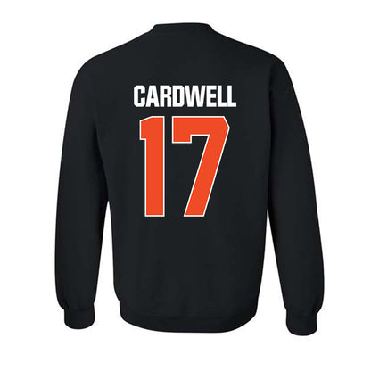 Auburn - NCAA Men's Basketball : Drake Cardwell - NCAA® March Madness® 2025 Shersey Crewneck Sweatshirt-1