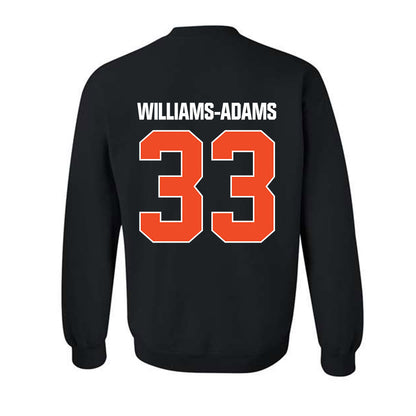 Auburn - NCAA Men's Basketball : Sebastian Williams-Adams - NCAA® March Madness® 2025 Shersey Crewneck Sweatshirt-1