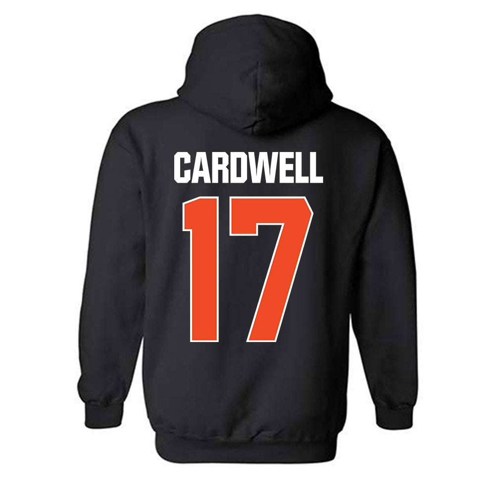 Auburn - NCAA Men's Basketball : Drake Cardwell - NCAA® March Madness® 2025 Shersey Hooded Sweatshirt-1