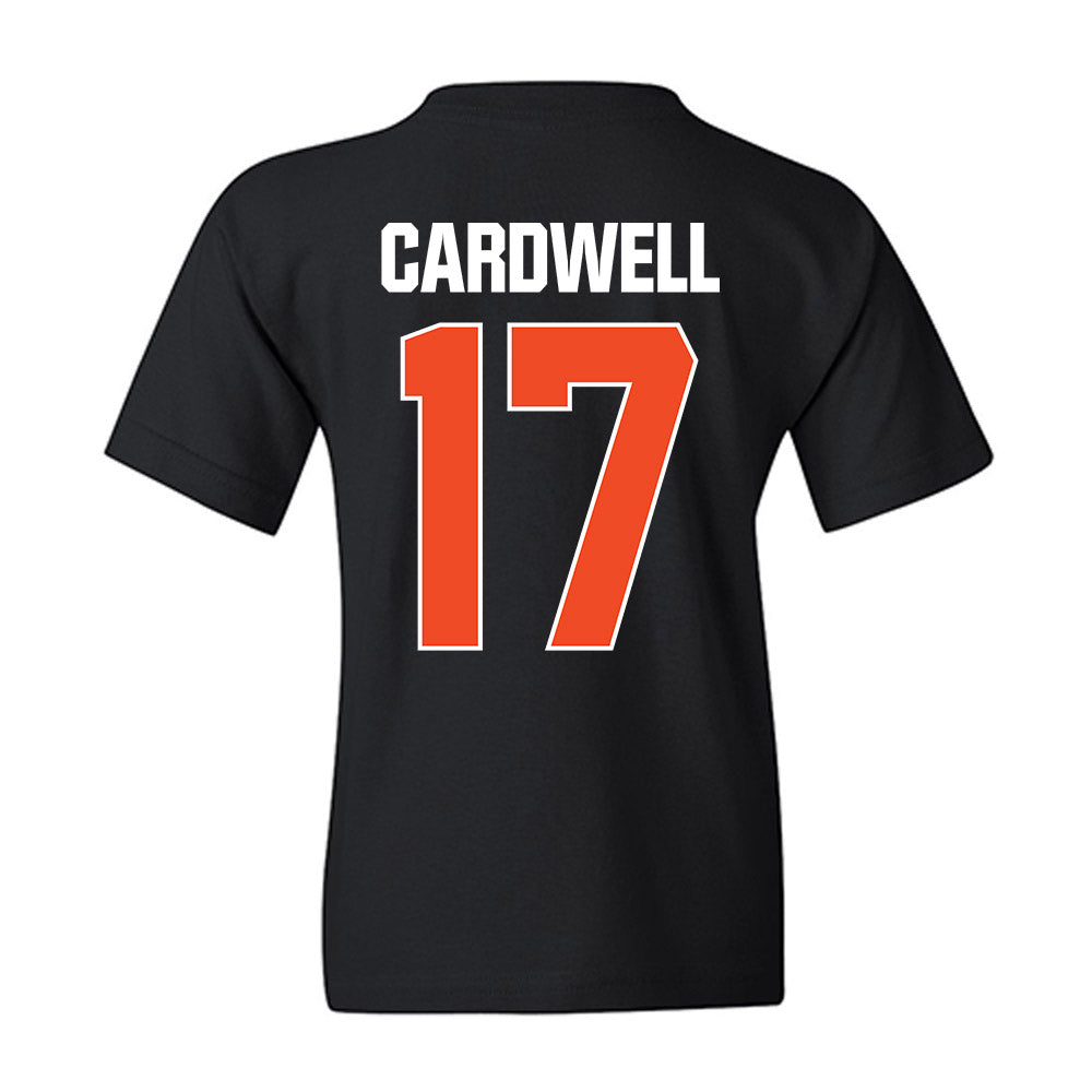 Auburn - NCAA Men's Basketball : Drake Cardwell - NCAA® March Madness® 2025 Sweet Sixteen Shersey Youth T-Shirt-1