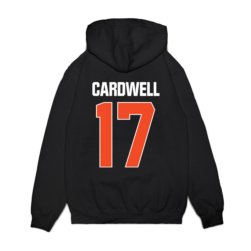 Auburn - NCAA Men's Basketball : Drake Cardwell - NCAA® March Madness® 2025 Sweet Sixteen Shersey Premium Hooded Sweatshirt-1