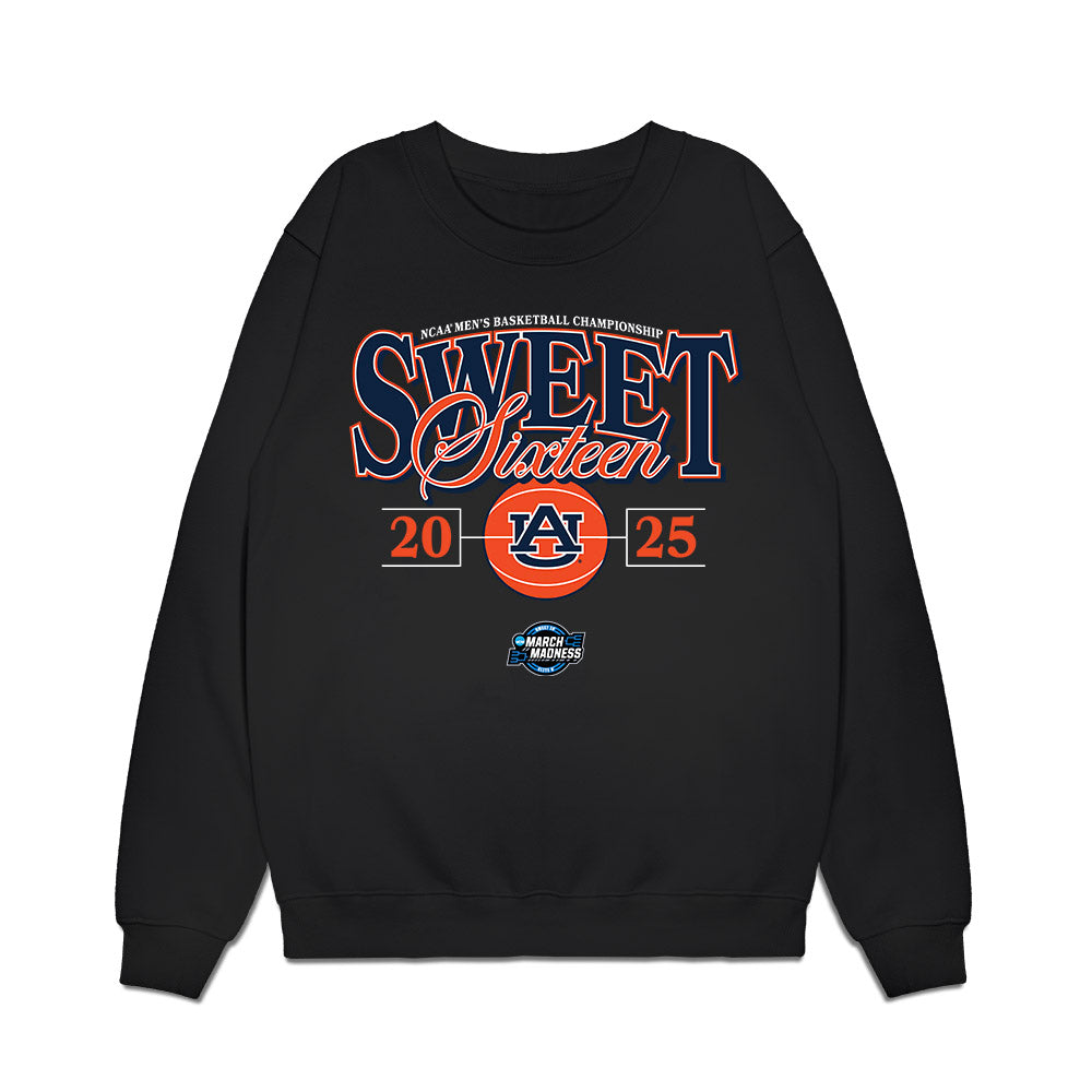 Auburn - NCAA Men's Basketball : Tahaad Pettiford - NCAA® March Madness® 2025 Sweet Sixteen Shersey Premium Crewneck Sweatshirt-0