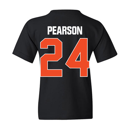 Auburn - NCAA Men's Basketball : Bradley Pearson - NCAA® March Madness® 2025 Elite 8 Shersey Youth T-Shirt-1