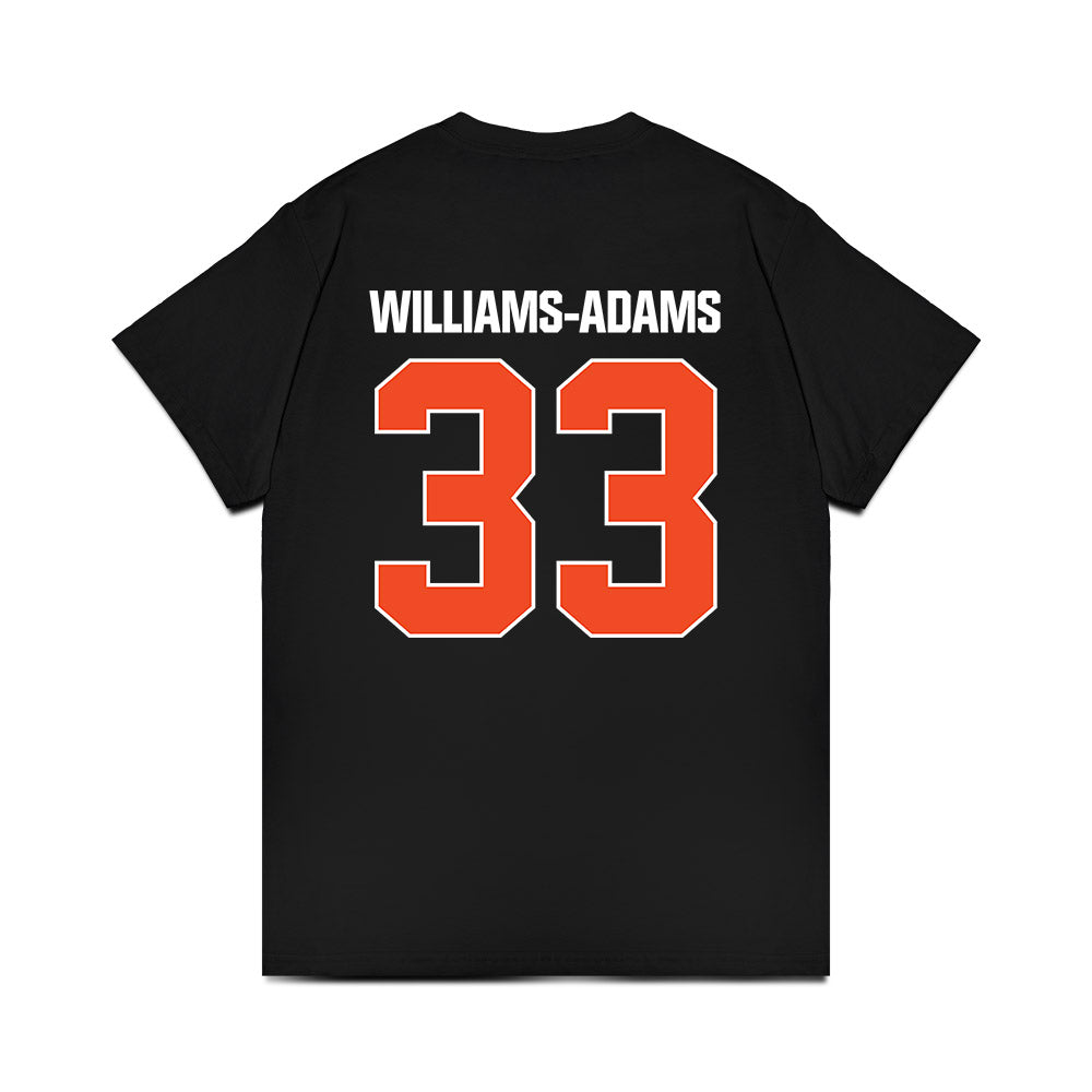 Auburn - NCAA Men's Basketball : Sebastian Williams-Adams - NCAA® March Madness® 2025 Final Four Premium T-Shirt-1
