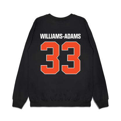 Auburn - NCAA Men's Basketball : Sebastian Williams-Adams - NCAA® March Madness® 2025 Final Four Premium Crewneck Sweatshirt-1