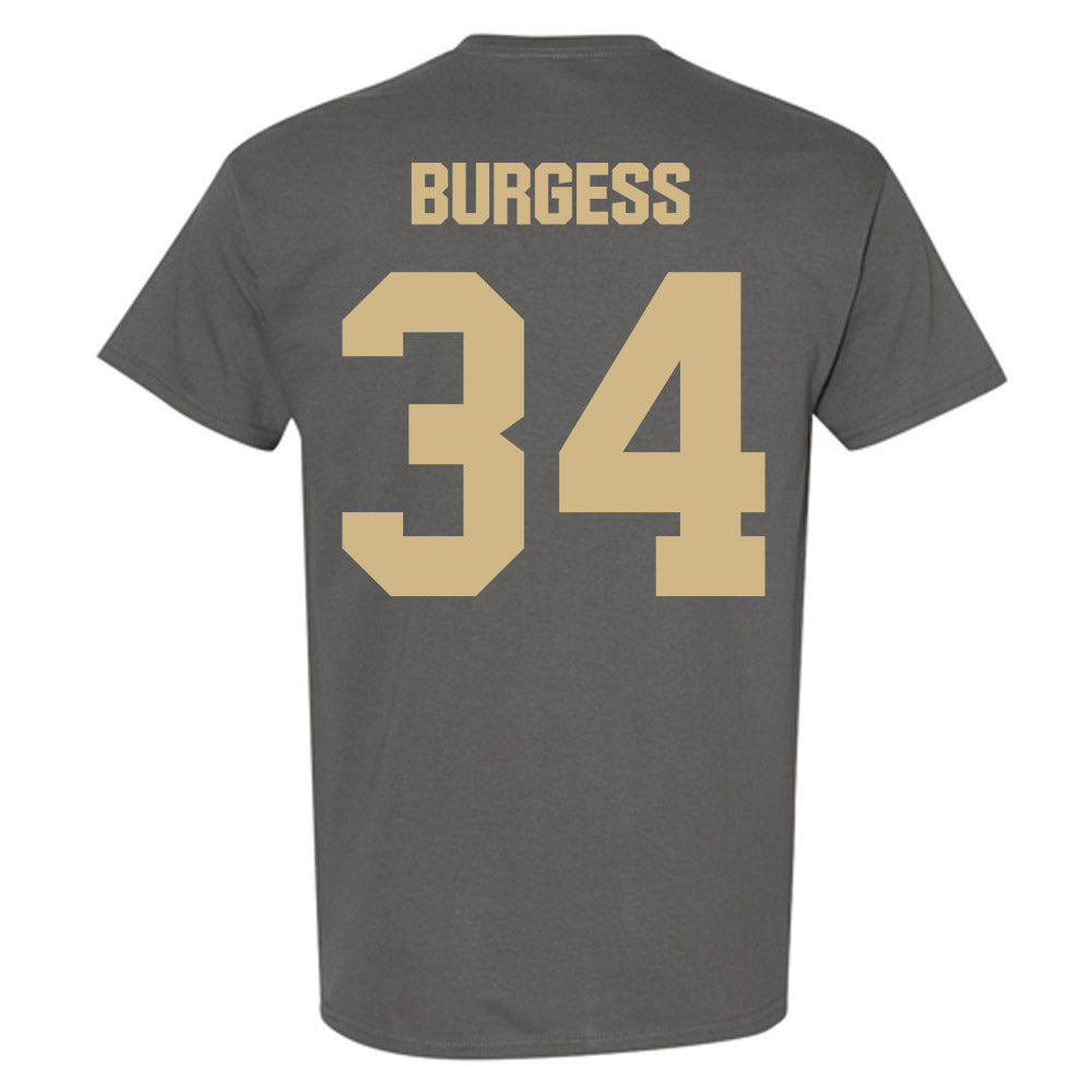 Purdue - NCAA Men's Basketball : Raleigh Burgess - NCAA® March Madness® 2025 Shersey T-Shirt-1