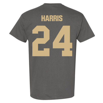 Purdue - NCAA Men's Basketball : Gicarri Harris - NCAA® March Madness® 2025 Shersey T-Shirt-1