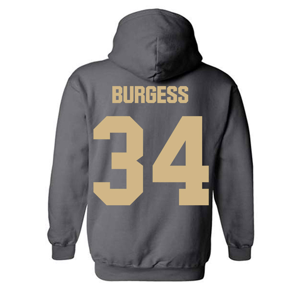 Purdue - NCAA Men's Basketball : Raleigh Burgess - NCAA® March Madness® 2025 Shersey Hooded Sweatshirt-1