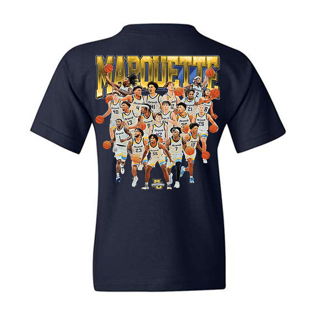 Marquette - NCAA Men's Basketball : - NCAA® March Madness® 2025 Team Youth T-Shirt-1