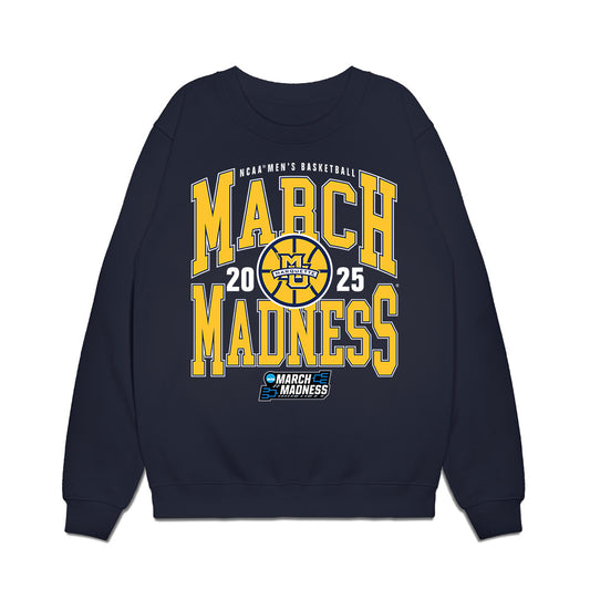 Marquette - NCAA Men's Basketball : - NCAA® March Madness® 2025 Team Premium Crewneck Sweatshirt-0