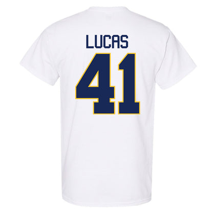 Marquette - NCAA Men's Basketball : Jonah Lucas - NCAA® March Madness® 2025 Shersey T-Shirt-1