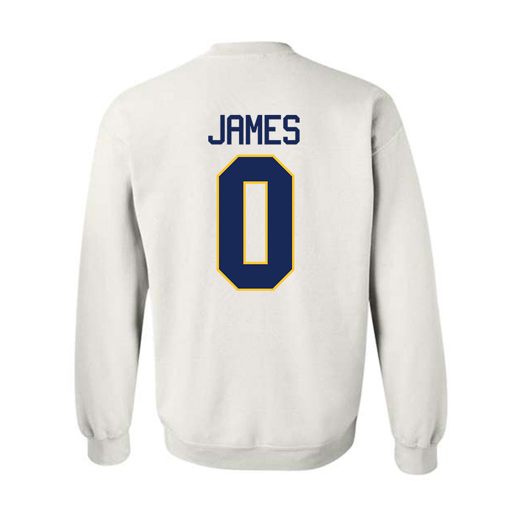 Marquette - NCAA Men's Basketball : Nigel James - NCAA® March Madness® 2025 Shersey Crewneck Sweatshirt-1