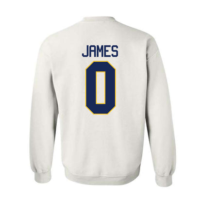 Marquette - NCAA Men's Basketball : Nigel James - NCAA® March Madness® 2025 Shersey Crewneck Sweatshirt-1