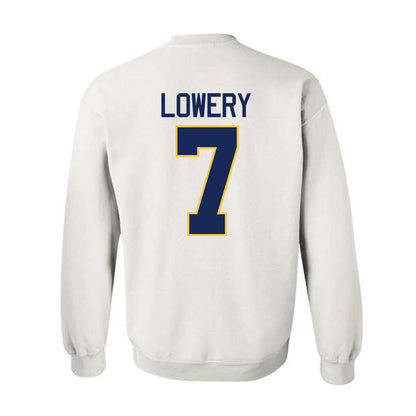 Marquette - NCAA Men's Basketball : Zaide Lowery - NCAA® March Madness® 2025 Shersey Crewneck Sweatshirt-1