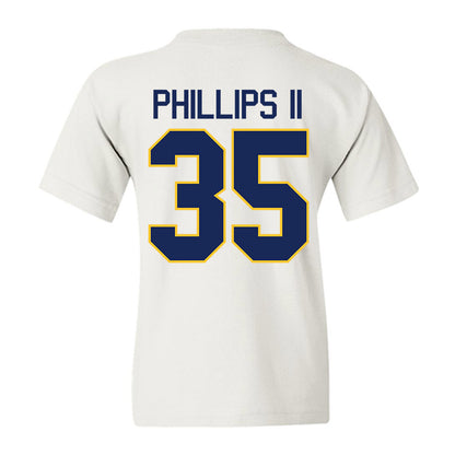 Marquette - NCAA Men's Basketball : Michael Phillips II - NCAA® March Madness® 2025 Shersey Youth T-Shirt-1