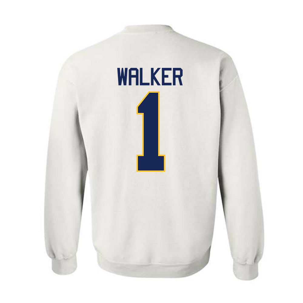 Marquette - NCAA Men's Basketball : Nash Walker - NCAA® March Madness® 2025 Shersey Crewneck Sweatshirt-1