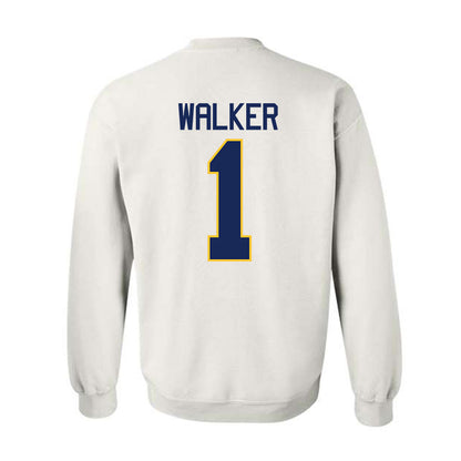 Marquette - NCAA Men's Basketball : Nash Walker - NCAA® March Madness® 2025 Shersey Crewneck Sweatshirt-1