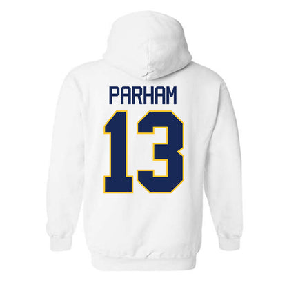 Marquette - NCAA Men's Basketball : Royce Parham - NCAA® March Madness® 2025 Shersey Hooded Sweatshirt-1