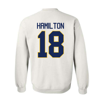 Marquette - NCAA Men's Basketball : Caedin Hamilton - NCAA® March Madness® 2025 Shersey Crewneck Sweatshirt-1
