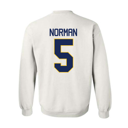 Marquette - NCAA Men's Basketball : Tre Norman - NCAA® March Madness® 2025 Shersey Crewneck Sweatshirt-1