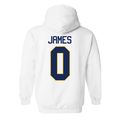 Marquette - NCAA Men's Basketball : Nigel James - NCAA® March Madness® 2025 Shersey Hooded Sweatshirt-1