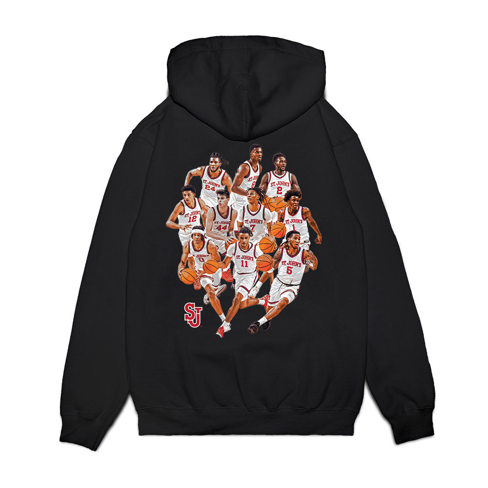 St. Johns - NCAA Men's Basketball : - NCAA® March Madness® 2025 Team Premium Hooded Sweatshirt-1