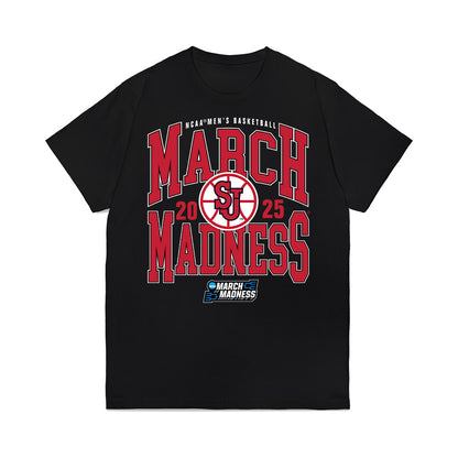 St. Johns - NCAA Men's Basketball : - NCAA® March Madness® 2025 Team Premium T-Shirt-0
