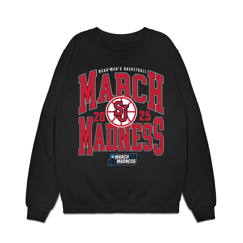 St. Johns - NCAA Men's Basketball : - NCAA® March Madness® 2025 Team Premium Crewneck Sweatshirt-0