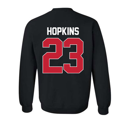 St. Johns - NCAA Men's Basketball : Bryce Hopkins - NCAA® March Madness® 2025 Shersey Crewneck Sweatshirt-1