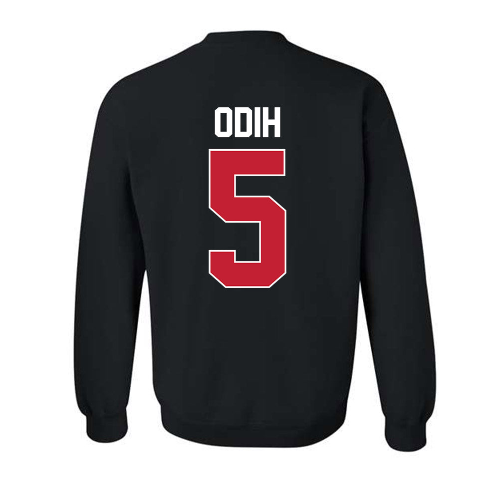 St. Johns - NCAA Men's Basketball : Kelvin Odih - NCAA® March Madness® 2025 Shersey Crewneck Sweatshirt-1