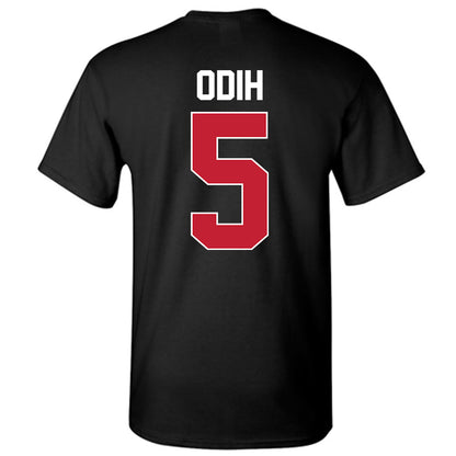 St. Johns - NCAA Men's Basketball : Kelvin Odih - NCAA® March Madness® 2025 Shersey T-Shirt-1