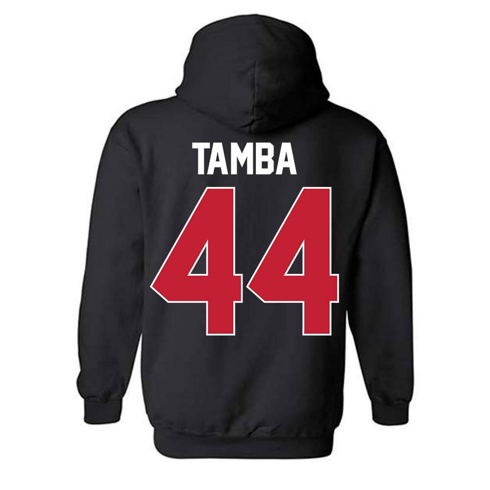 St. Johns - NCAA Men's Basketball : Handje Tamba - NCAA® March Madness® 2025 Shersey Hooded Sweatshirt-1