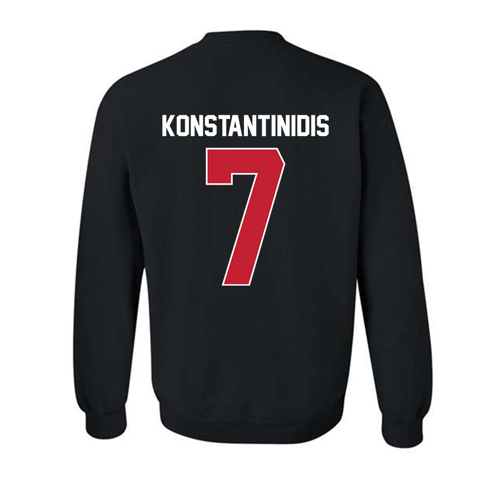 St. Johns - NCAA Men's Basketball : Fotis Konstantinidis - NCAA® March Madness® 2025 Shersey Crewneck Sweatshirt-1