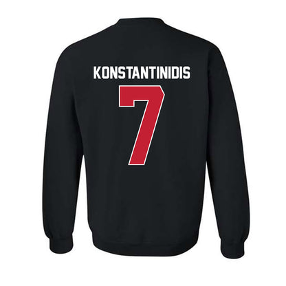 St. Johns - NCAA Men's Basketball : Fotis Konstantinidis - NCAA® March Madness® 2025 Shersey Crewneck Sweatshirt-1